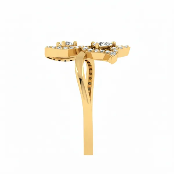 Sophisticated Channel Diamond Ring - View 4