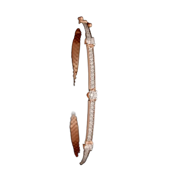 Radiant Cascade Diamond Kada - Laboratory-Grown Diamond Kada