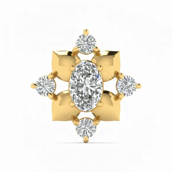 Alluring Aurora Diamond Nosepin - Laboratory-Grown Diamond Nose Pin