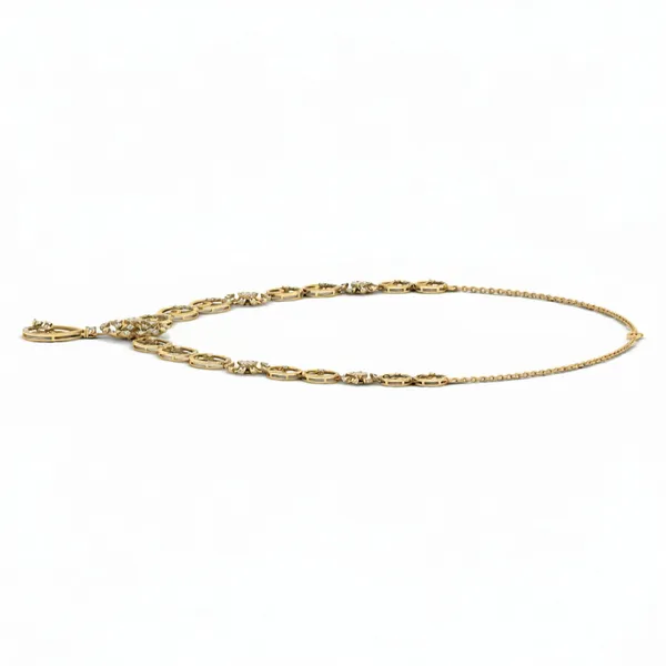 Regal Modern Diamond Necklace - View 2
