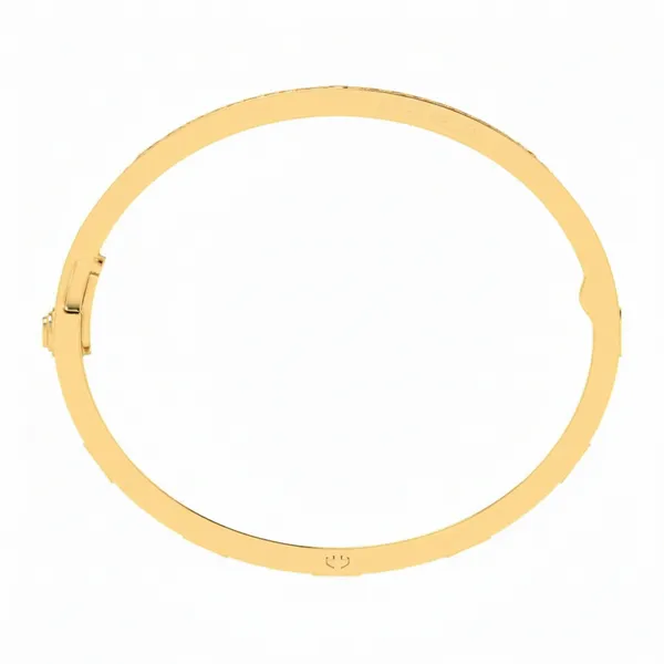 Opulent Pave Diamond Bangle - View 3