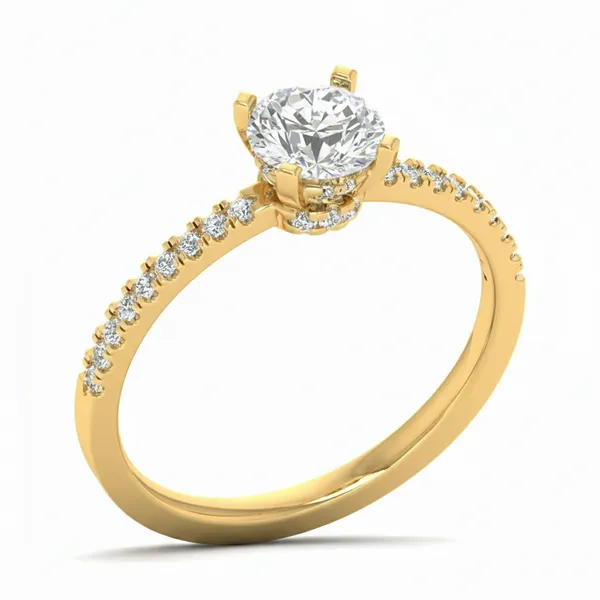 Shimmering Dome Diamond Ring MGRL4439