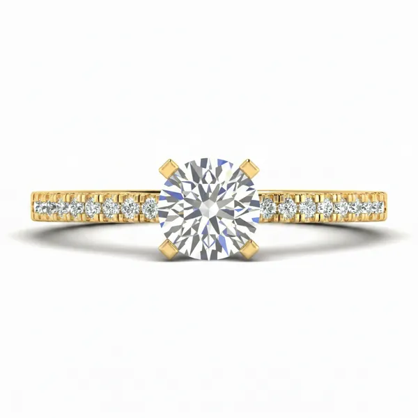Shimmering Dome Diamond Ring - View 2
