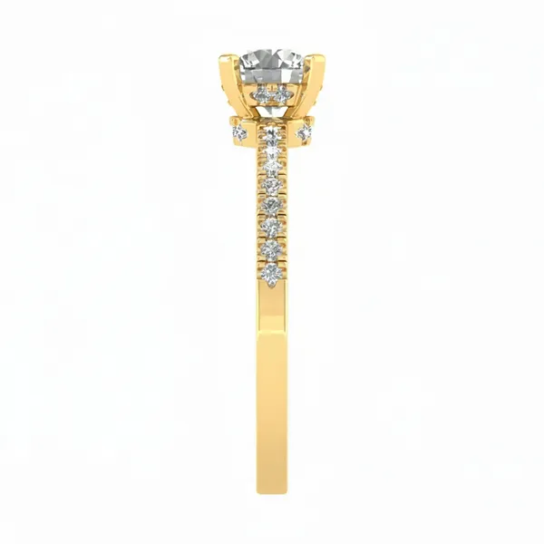 Shimmering Dome Diamond Ring - View 4