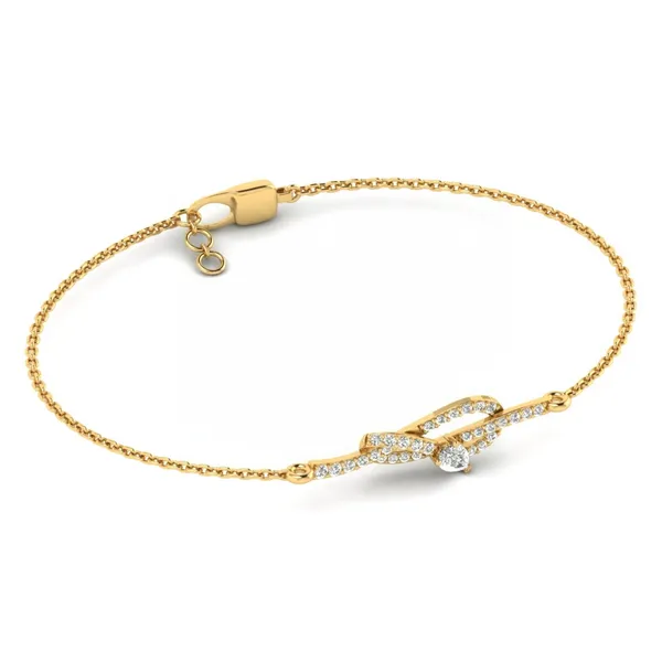 Golden Heritage Diamond Bracelet - View 4