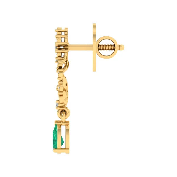 The Allegra Silhouette Drop Earrings - View 3