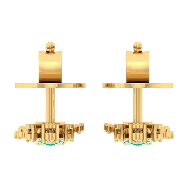 The Allegra Silhouette Drop Earrings - View 4