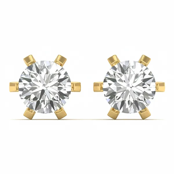The Dolcezza Snowflake Diamond Studs - Laboratory-Grown Diamond Earrings