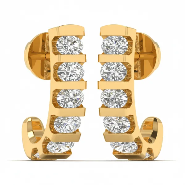 The Maëlys Knot Bouquet Earrings - View 2