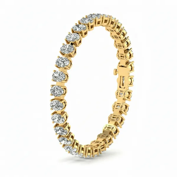 Brilliant Celtic Diamond Bangle - View 2