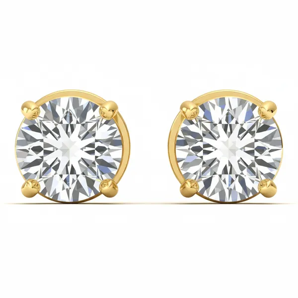 The Hesper Crown Diamond Studs - Laboratory-Grown Diamond Earrings