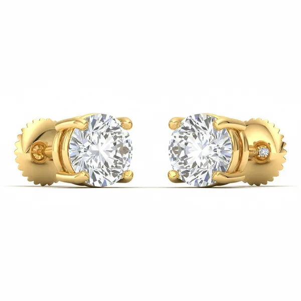 The Hesper Crown Diamond Studs - View 2