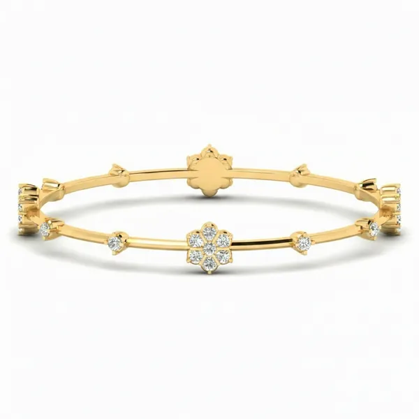 Radiance Regal Diamond Bangle - Laboratory-Grown Diamond Bangle
