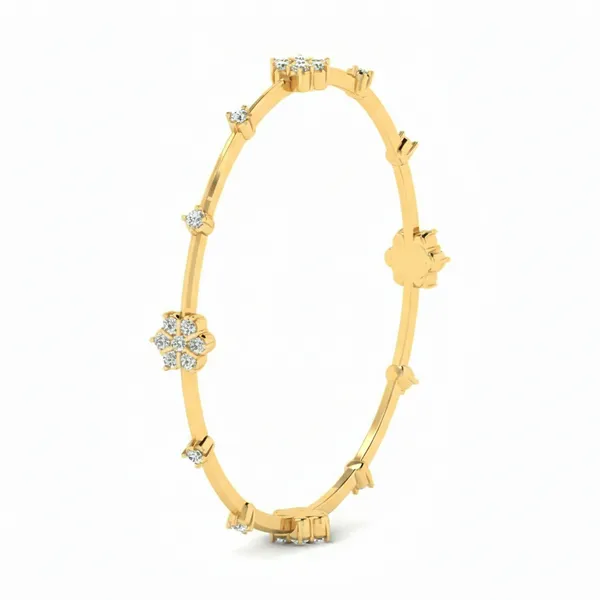 Radiance Regal Diamond Bangle - View 2