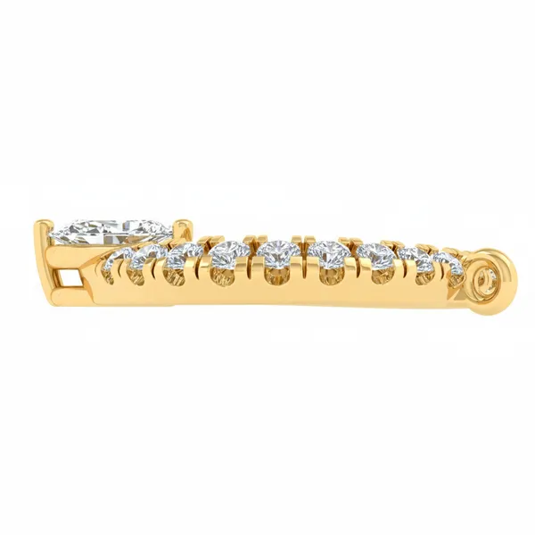 Radiance Charm Diamond Pendant - View 3