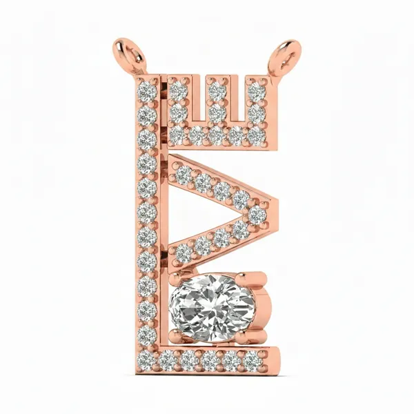 Sublime Paisley Diamond Pendant - View 2