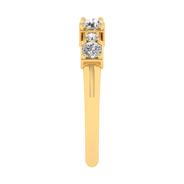 Serene Crown Diamond Ring - View 4