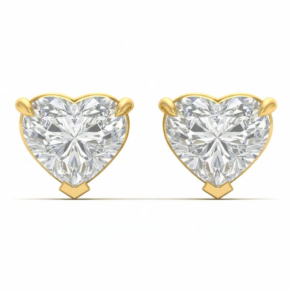 Incanta Single Diamond Studs - Laboratory-Grown Diamond Earrings