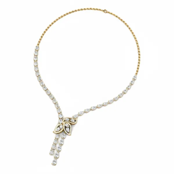 Dazzling Stardust Diamond Necklace - View 3