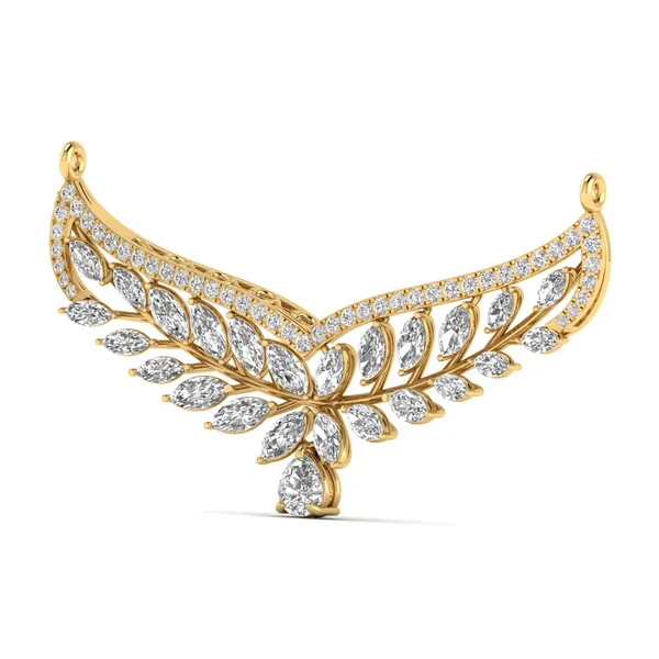 Mesmerizing Grace Diamond Mangalsutra - View 2