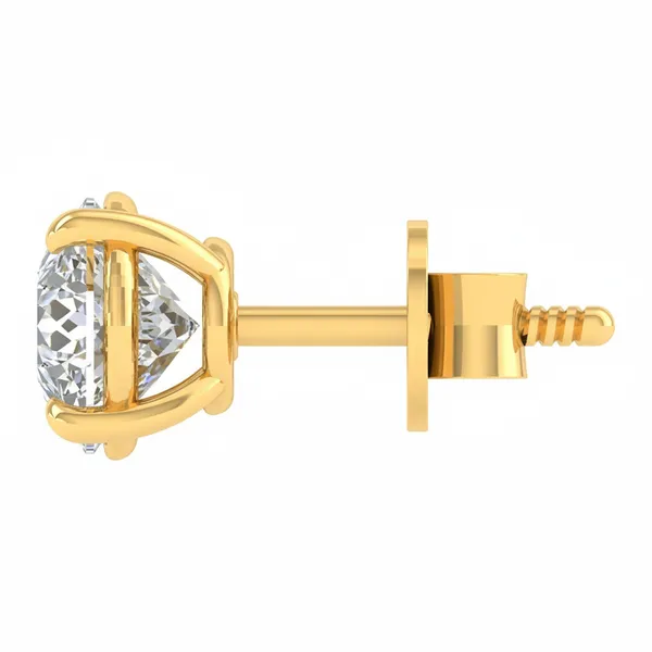 Kensington Filigree Diamond Studs - View 3