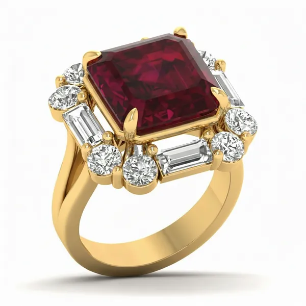 Dreamy Cocktail Diamond Ring - Laboratory-Grown Diamond Ladies Ring