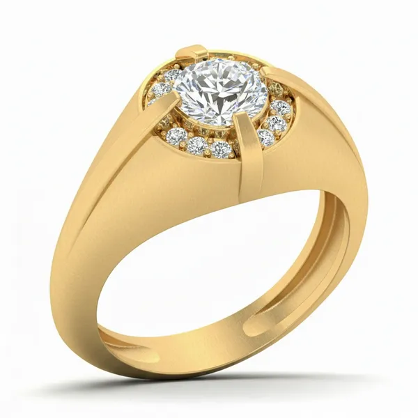 Captivating Ribbon Diamond Ring - Laboratory-Grown Diamond Ladies Ring