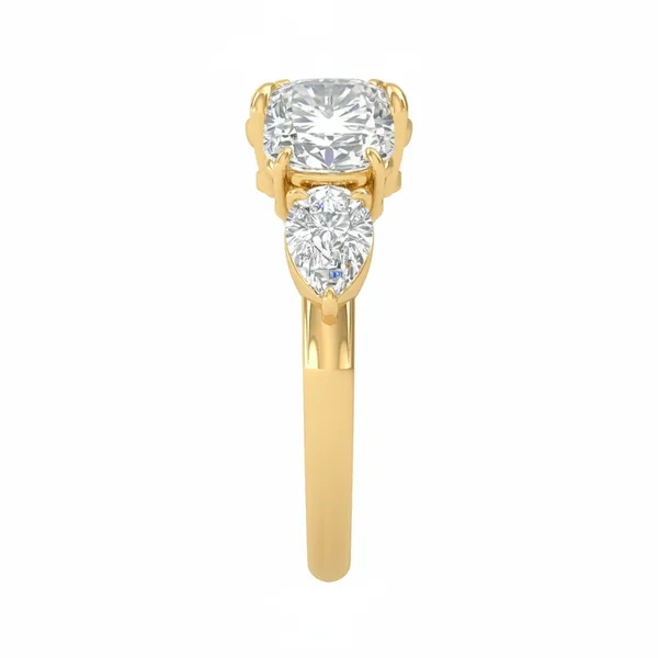 Alluring Cathedral Diamond Ring - View 4