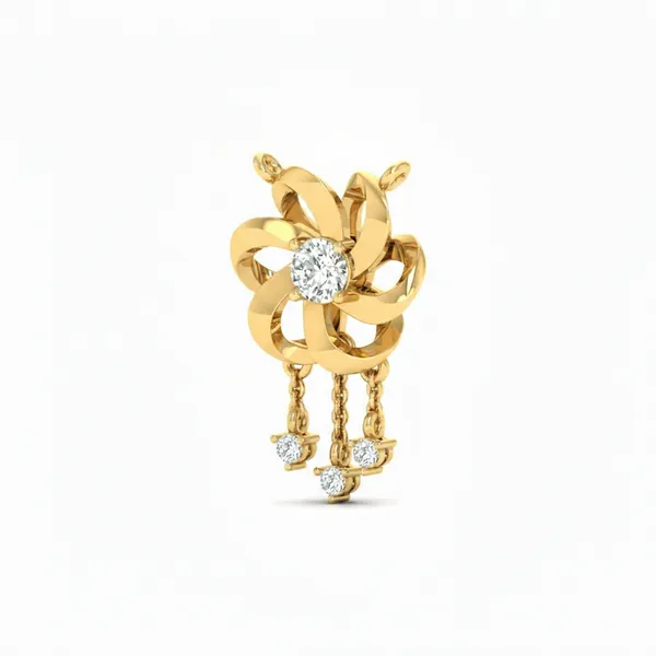 Splendid Starlight Diamond Mangalsutra - View 2