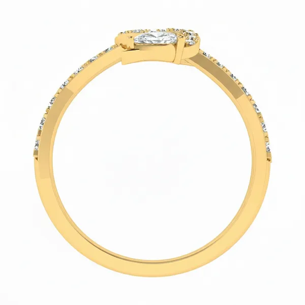 Glittering Stackable Diamond Ring - View 3