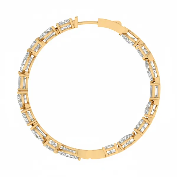 The Elysian Lattice Drop Earrings - View 3