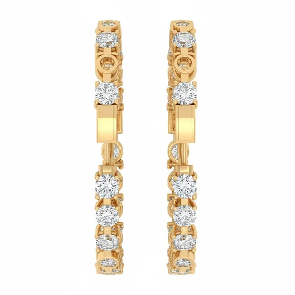 The Elysian Lattice Drop Earrings - View 4