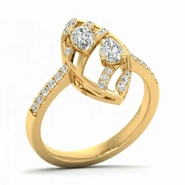 Serene Grandeur Diamond Ring - Laboratory-Grown Diamond Ladies Ring