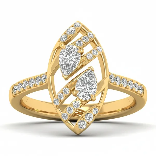 Serene Grandeur Diamond Ring - View 2