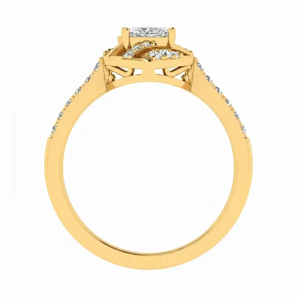 Serene Grandeur Diamond Ring - View 3