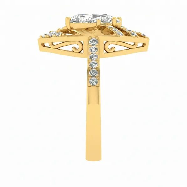 Serene Grandeur Diamond Ring - View 4