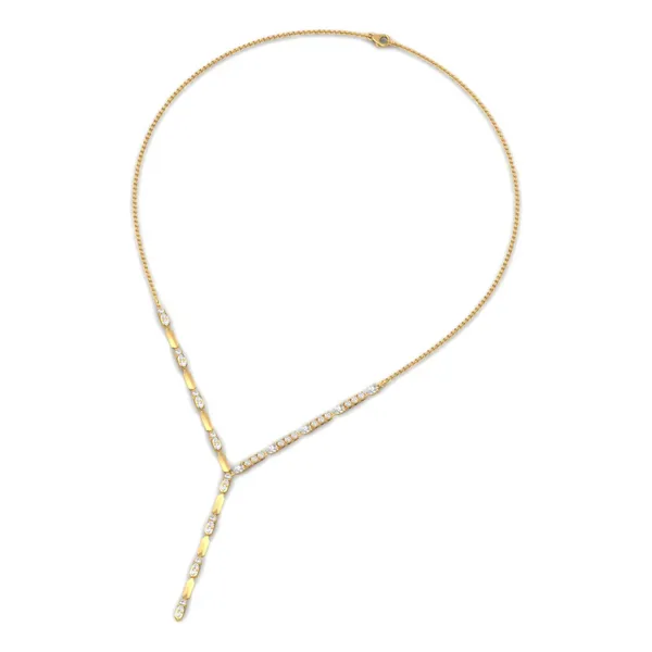 Radiant Collar Diamond Necklace - View 3