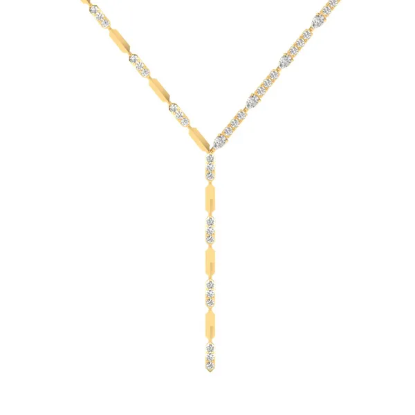 Radiant Collar Diamond Necklace - View 4