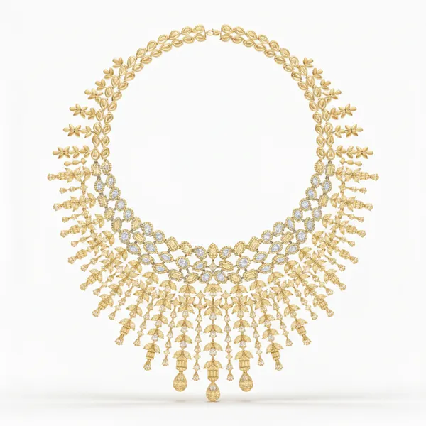 Sophisticated Bezel Diamond Necklace - Laboratory-Grown Diamond Necklace
