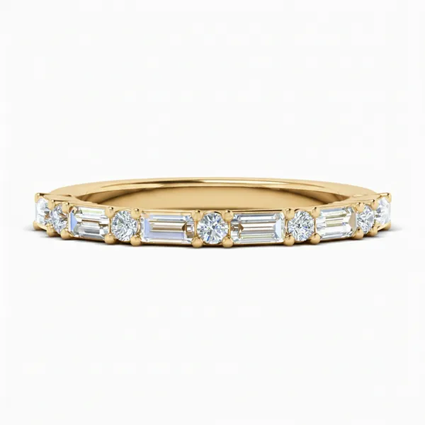 Ravishing Cathedral Diamond Ring - View 2