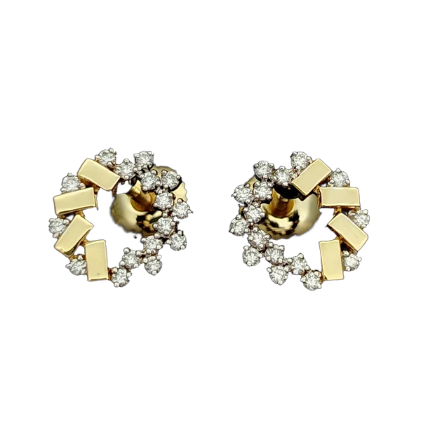 Blissful Blossom Diamond Earring & Mangalsutra Set MNEP1104