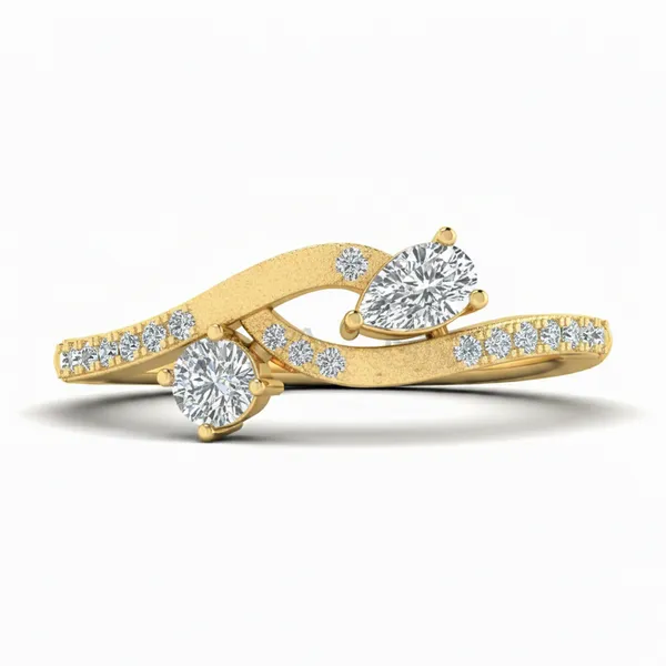 Stunning Pave Diamond Ring - View 2
