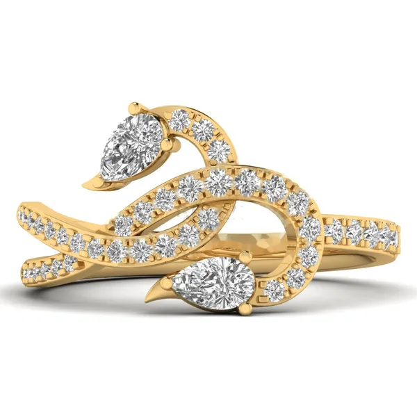 Radiance Cascade Diamond Ring - View 2