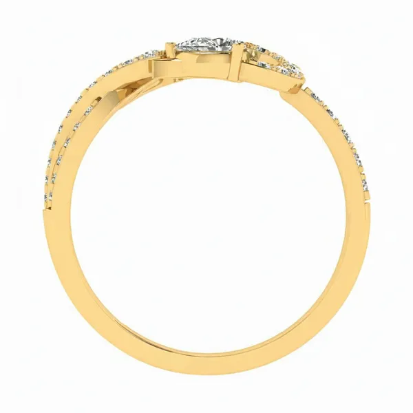Radiance Cascade Diamond Ring - View 3