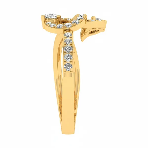 Radiance Cascade Diamond Ring - View 4