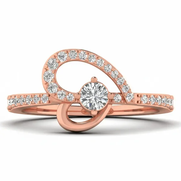 Imperial Art Deco Diamond Ring - View 2
