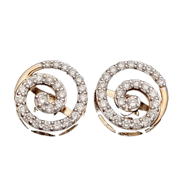 Radiant Petal Diamond Earring & Mangalsutra Set MNEP1123