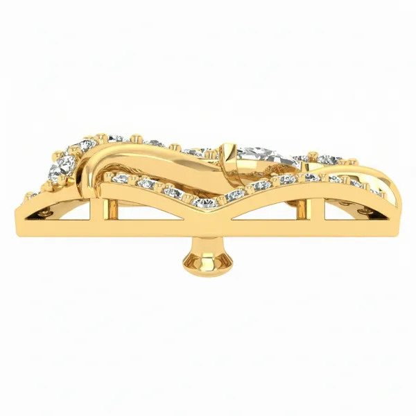 Pristine Filigree Diamond Pendant - View 4