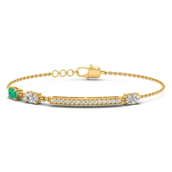 Magnificent Pave Diamond Bracelet - Laboratory-Grown Diamond Ladies Bracelet