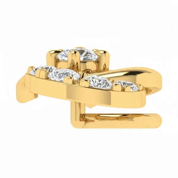 Exquisite Moonbeam Diamond Nosepin - View 4